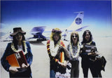 Led Zeppelin in Hawaii. Hand colored by the Artist.
1973