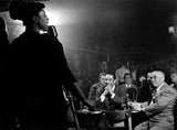 Ella Fitzgerald singing to Duke Ellington and Benny Goodman.
New York City. 1948