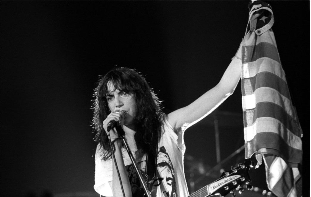 Patti Smith photographed in Asbury Park, New Jersey on August 5, 1978.
