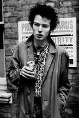 Sid Vicious - Sex Pistols Oxford Street Glitterbest photosession - 1977