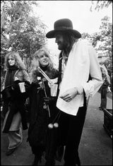 Stevie Nicks walking into Oakland Coliseum, CA. 1977