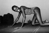 Grace Jones on a rooftop in New York City, NY. 1981