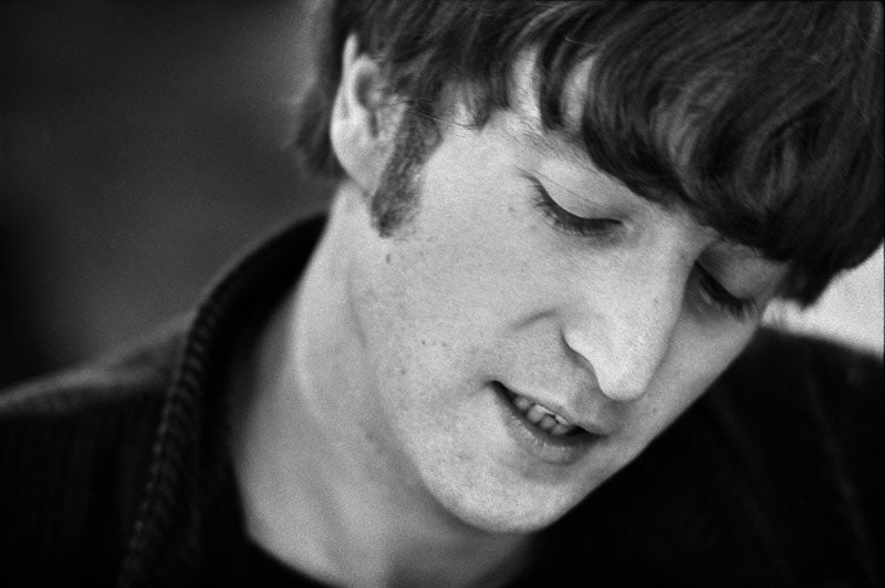 John Lennon captured backstage before what would be their last live concert performance, in San Francisco at Candlestick park, August 29, 1966.