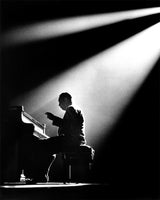 Duke Ellington performing in Paris, France. 1958
