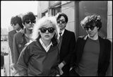 Blondie standing on the roof of the Tenderloin Hotel.
San Francisco, CA. 1977