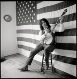 Jerry Garcia with banjo