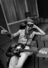 The Clash - backstage at the Manchester Apollo - 1980