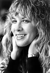 Stevie Nicks of Fleetwood Mac on a cruise boat in the harbor of Rotterdam, Netherlands, April, 1977.
