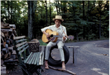 Bob Dylan in Woodstock. 1968