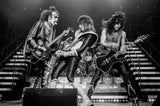 Kiss performing, 1977
