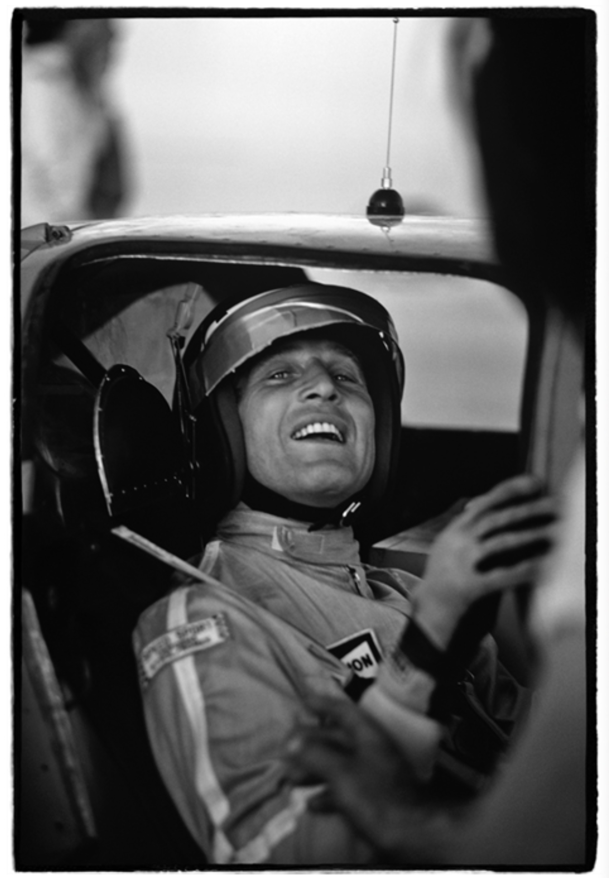 Paul Newman at Bonneville Salt Flats, UT. 1974.