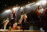 The Rolling Stones, performing during their 1972 Tour of the Americas. 