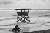 Josh Kohn, a participant in the annual "Race of Gentleman", does donuts with his flathead race bike in the sand of Wildwood, NJ. 2019