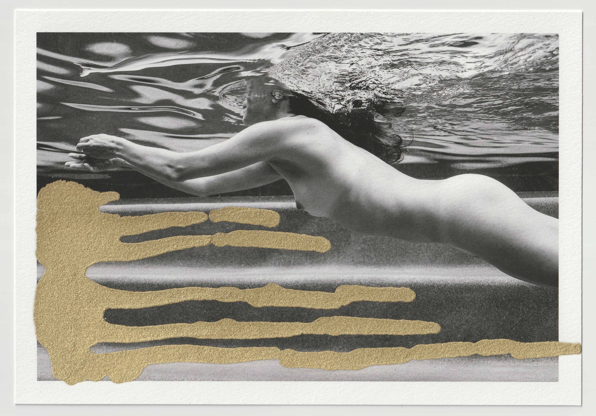 No. 7 Underwater Nude with Paint