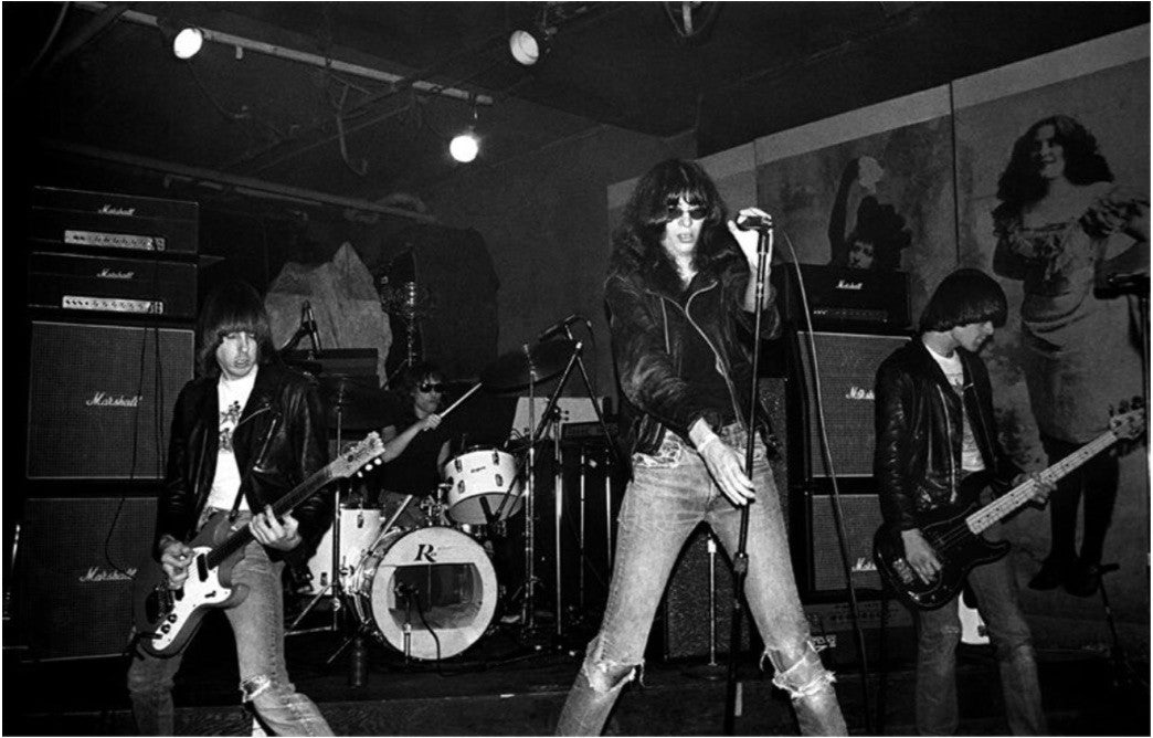 The Ramones, CBGB's, NYC, 1977