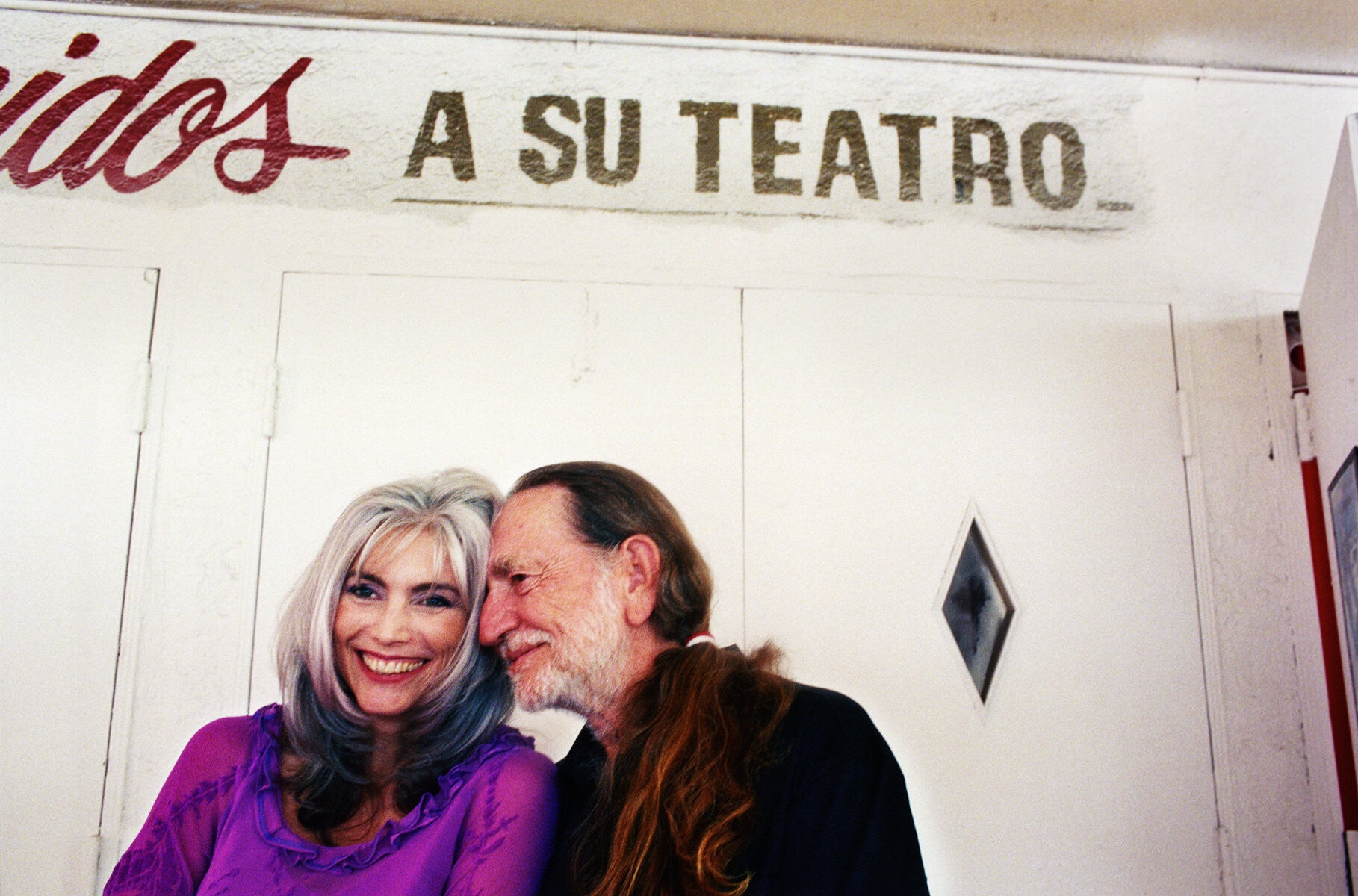 Emmy Lou Harris and Willie Nelson