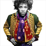 Jimi Hendrix in Military jacket. Hand colored.