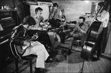 The Band at Rick Danko's house (Big Pink). 1969