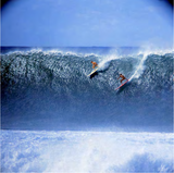 Rusty Miller and Tiger Espere, Waimea Bay (No. 101), 1966