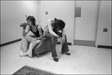 Mick Jagger &amp; Keith Richards backstage in 1972.