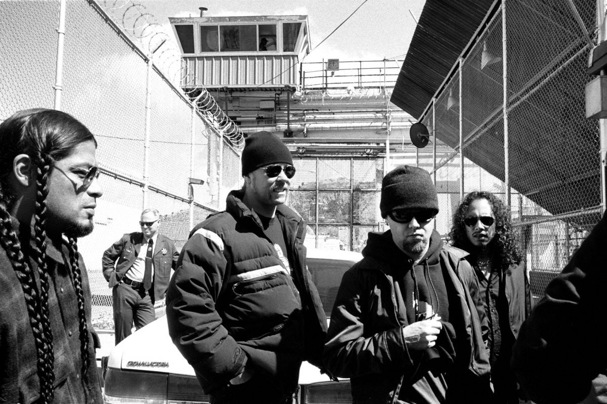 Metallica performing at San Quentin, CA. 2003