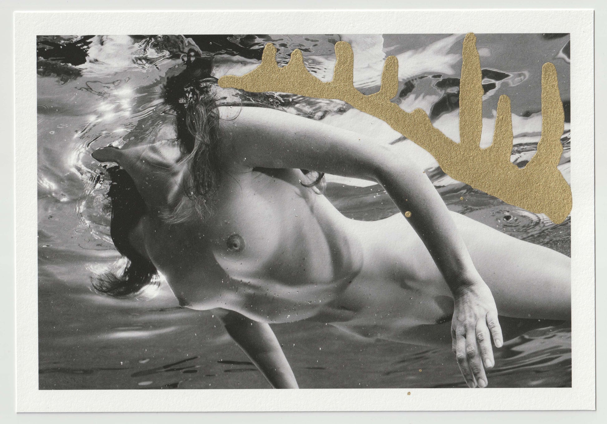 No. 9 Underwater Nude with Paint