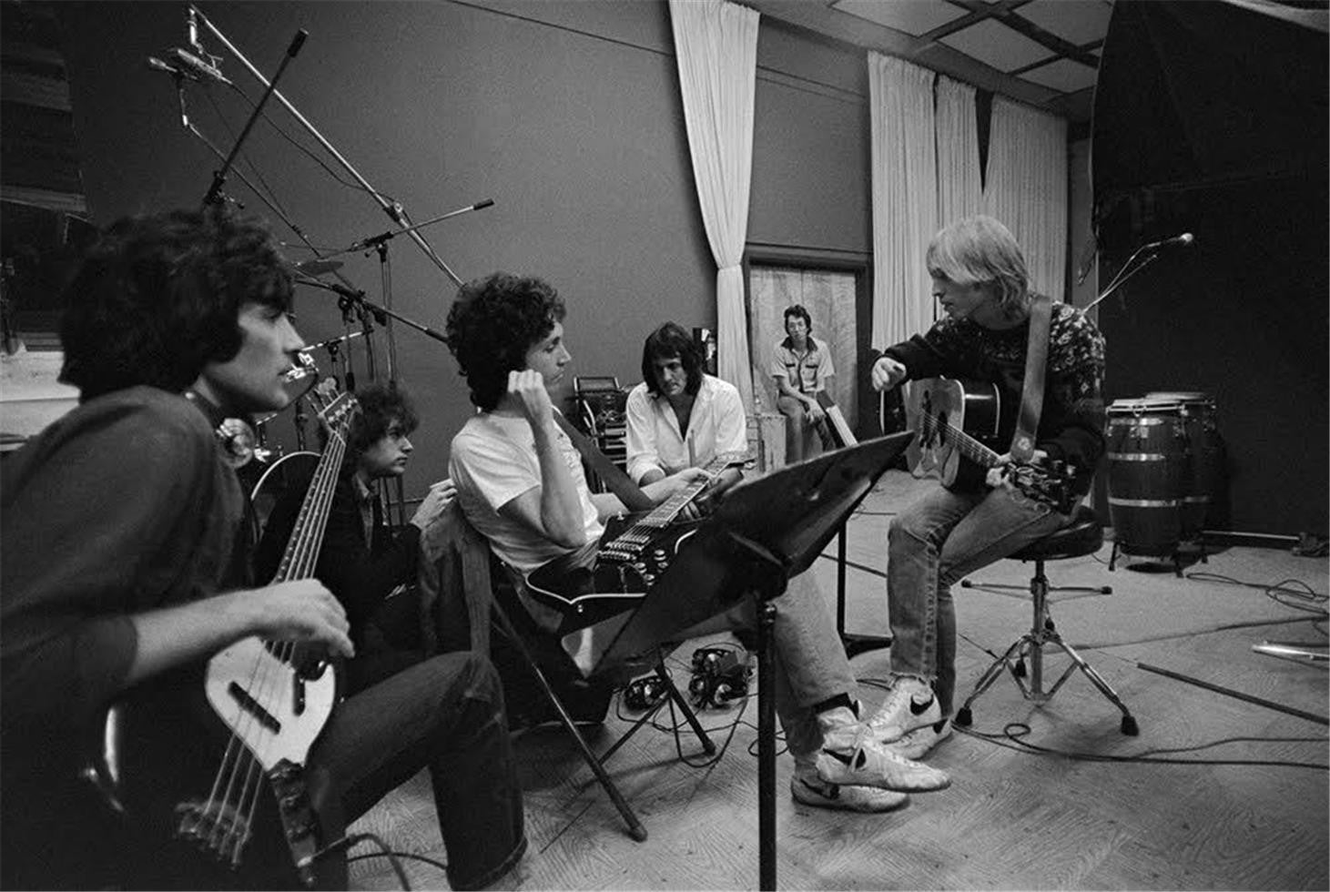 Tom Petty in studio working on Hard Promises album, 1979.
