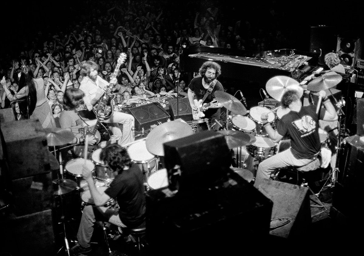 The Grateful Dead performing at The Winterland, San Francisco, CA. 1977
