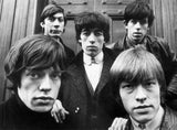 The Rolling Stones outside St. George’s Church in Hanover Square, London, 17th January 1964. Clockwise from bottom left: Mick Jagger, Charlie Watts, Bill Wyman, Keith Richards and Brian Jones (1942 – 1969).