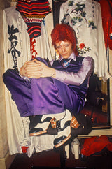 David Bowie backstage, 1973