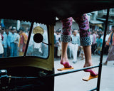 Pink Feet on Rickshaw