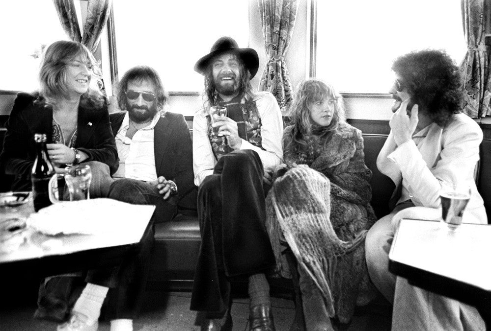 On board a press boat in Rotterdam Harbor, April, 1977.