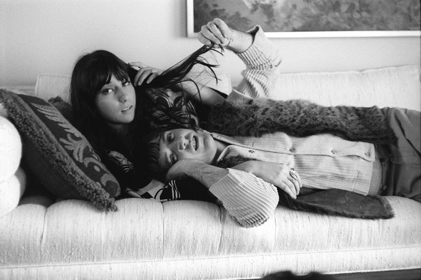 Sonny and Cher at home.
Los Angeles, CA. 1966