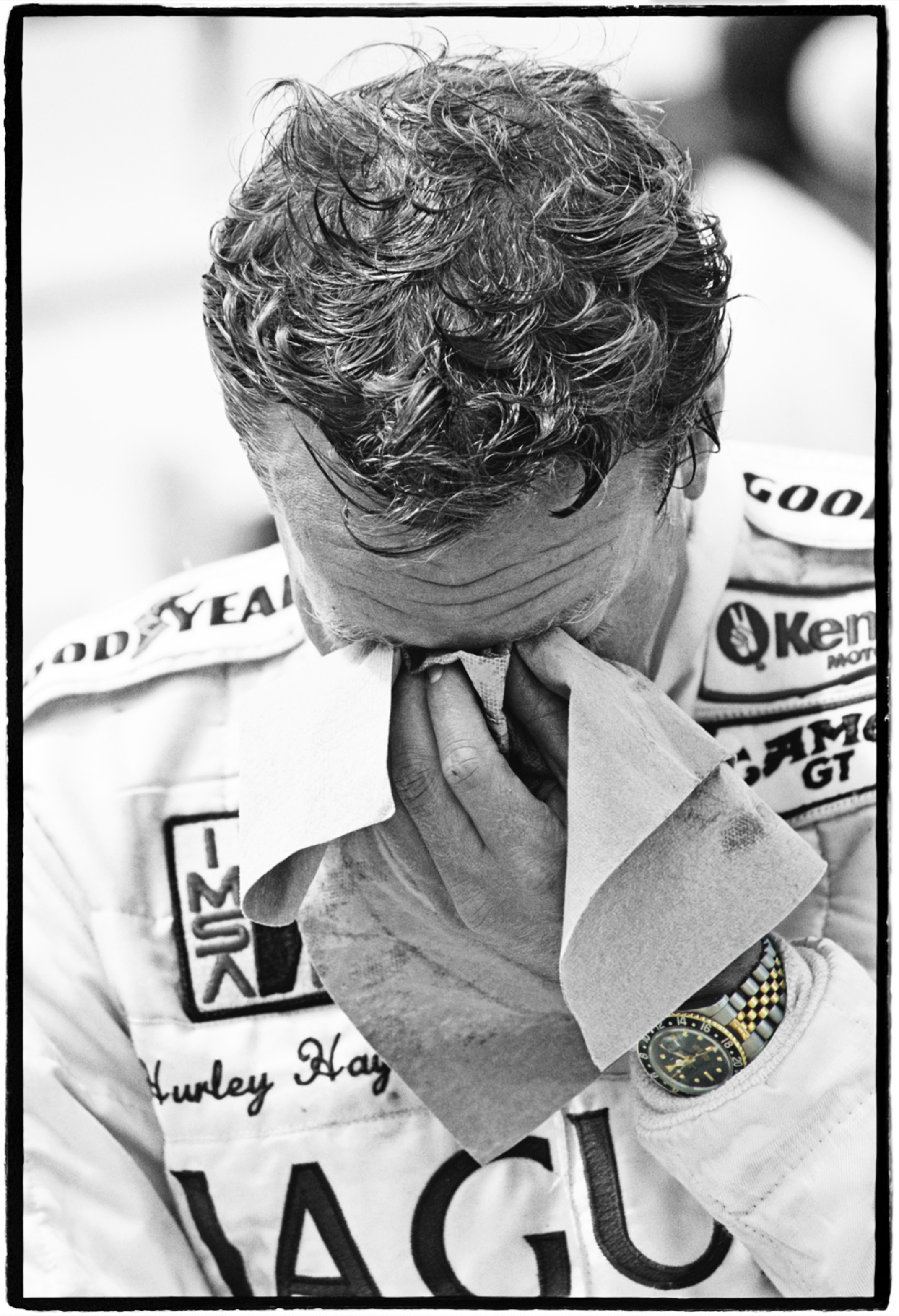 Hurley Haywood

1985 Sebring, driving a Jaguar XJR V12