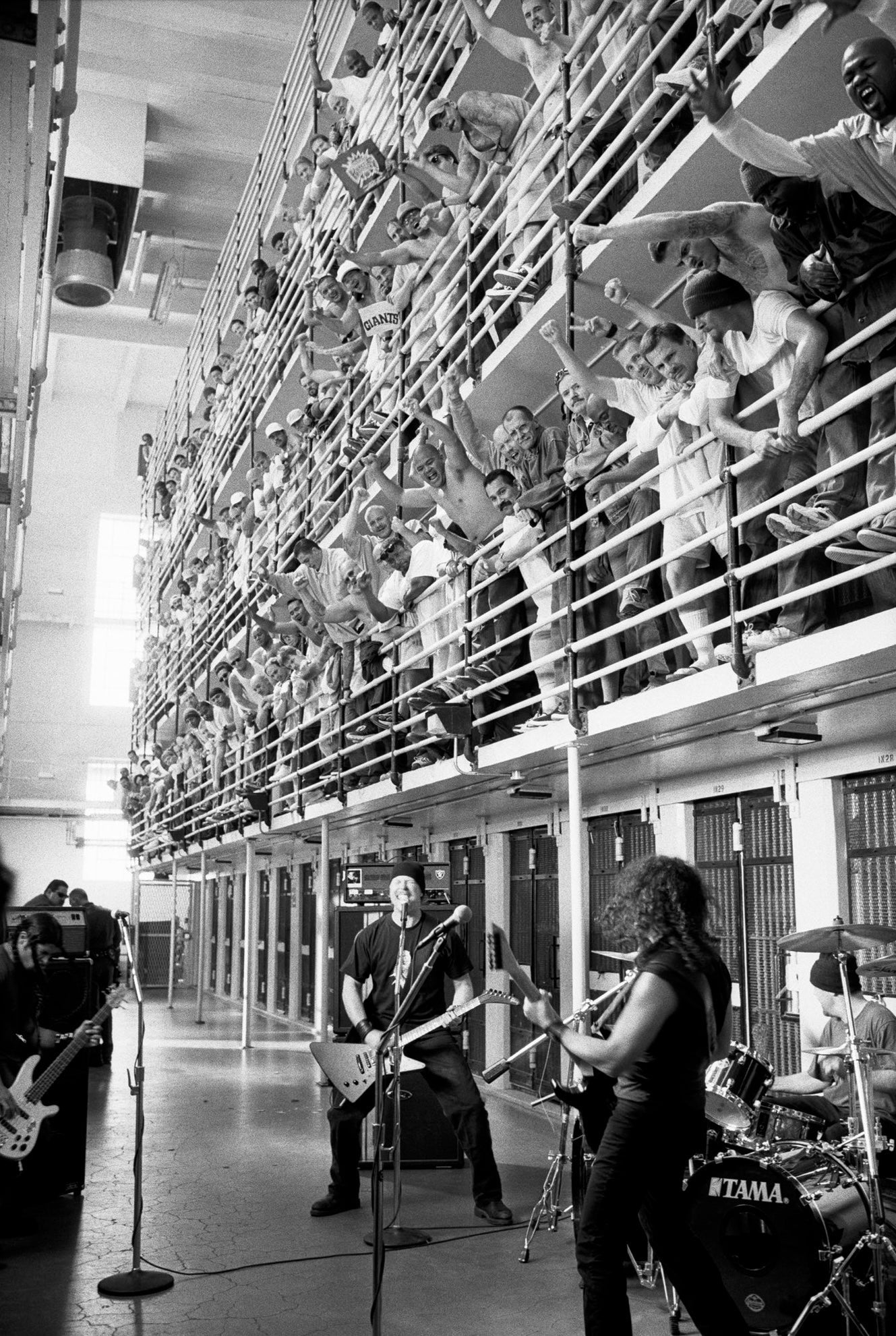 Metallica performing at San Quentin, CA. 2003