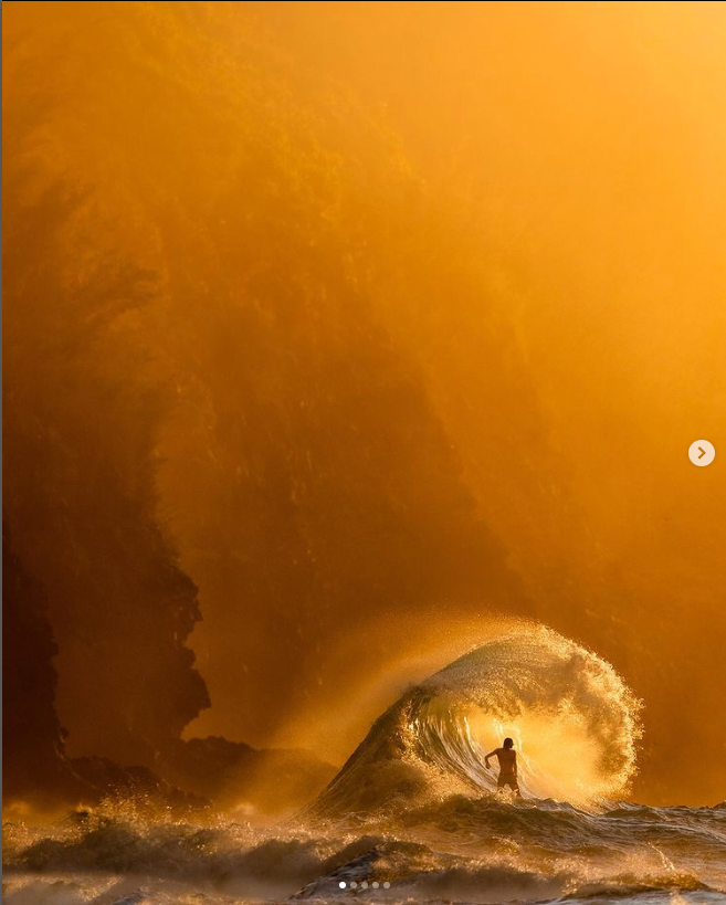 Golden Hour Surfer