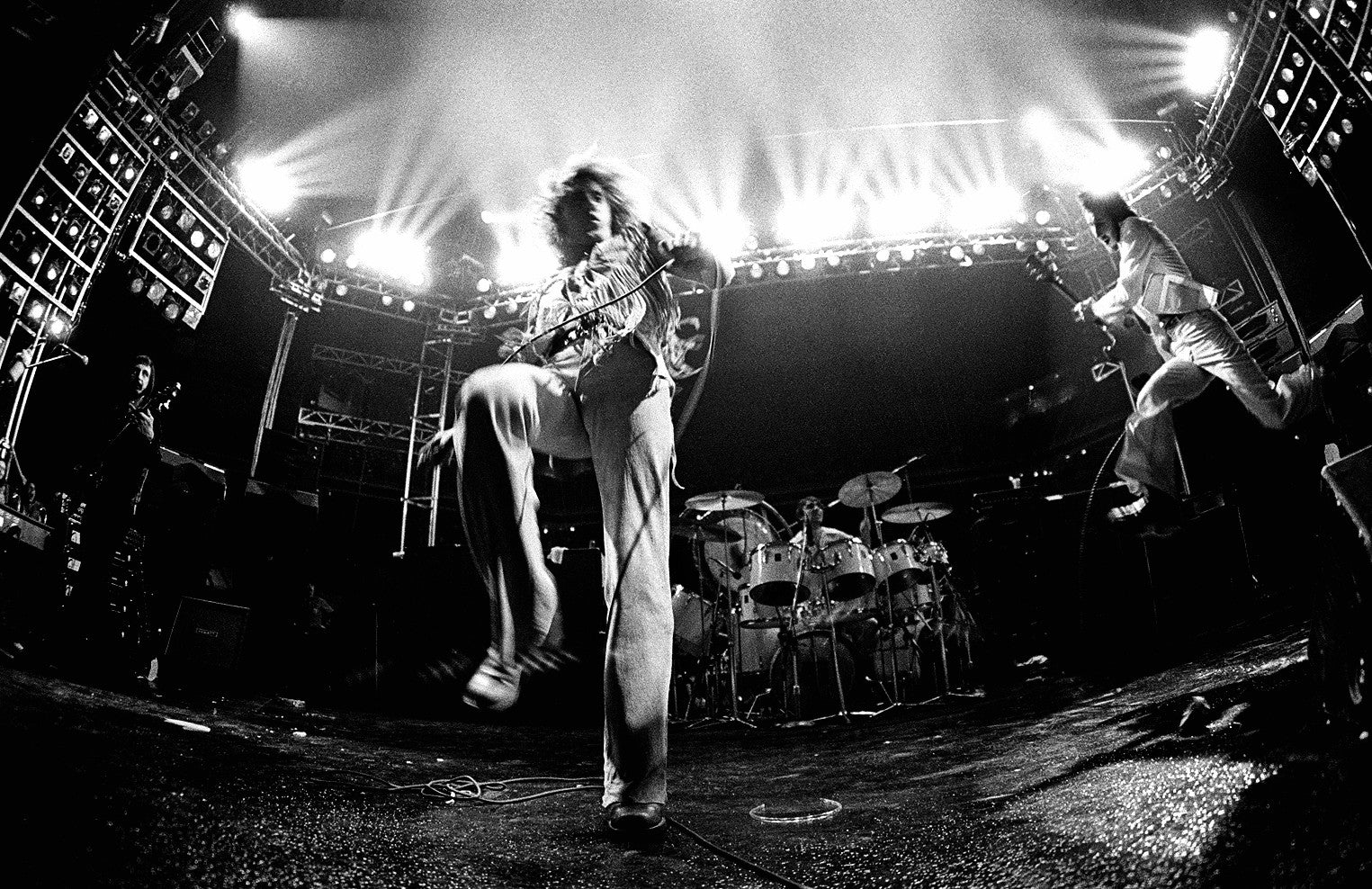 The Who performing during the 1973 tour.