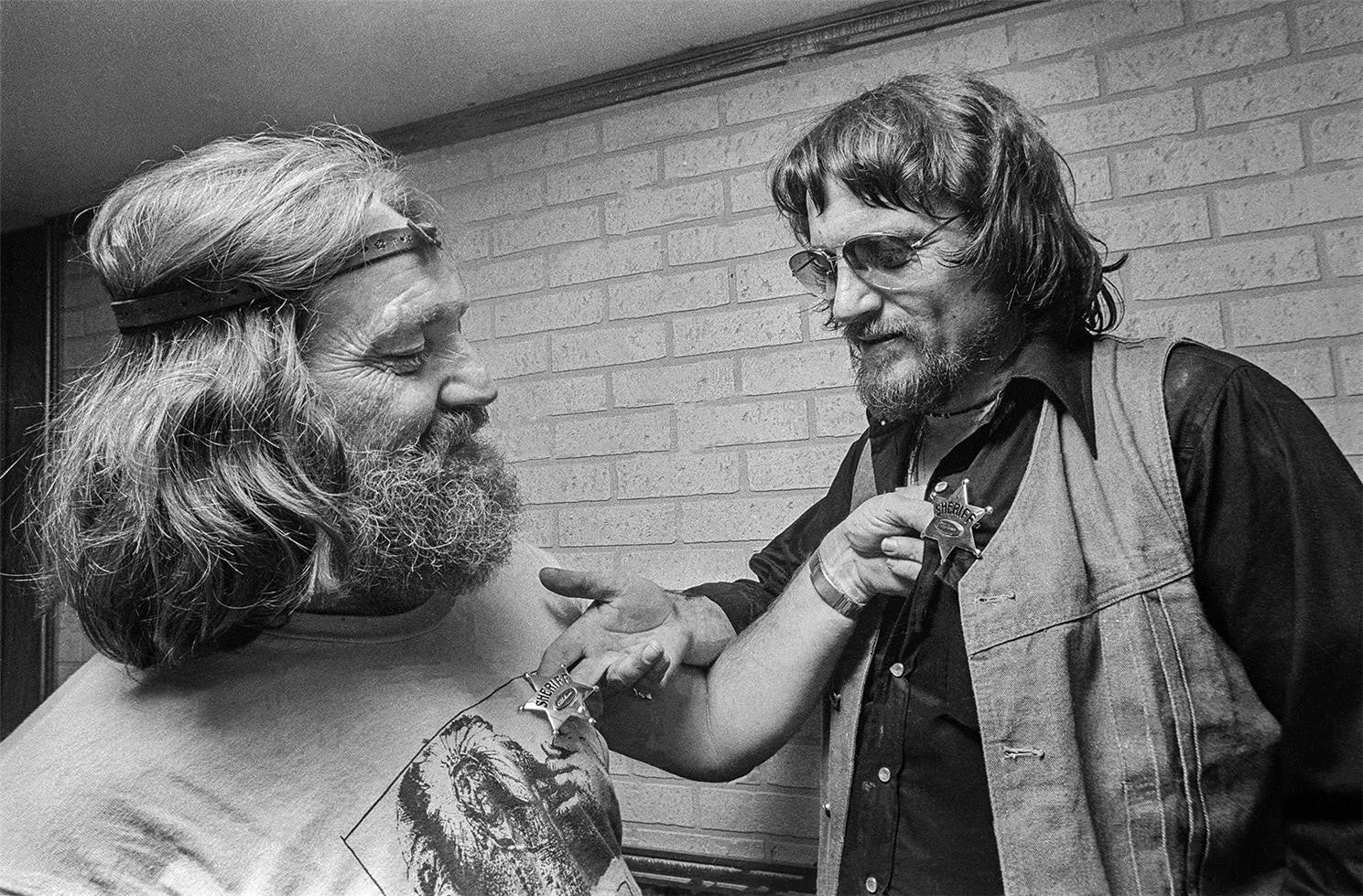 Willie Nelson and Waylon Jennings