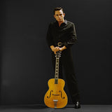 Johnny Cash portrait.